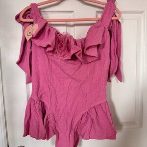 NWT Alpine Butterfly Goldie One-Piece Swimsuit XL